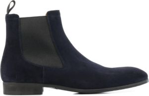 Santoni Heren Boots in Suede (Blauw)
