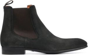 Santoni Heren Boots in Suede (Groen)