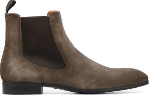 Santoni Heren Boots in Suede (Taupe)