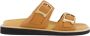 Santoni Bruin Leren Gespte Sandalen - Thumbnail 1