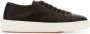 Santoni Bruin Leren Schone Sneakers - Thumbnail 1
