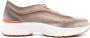 Santoni Bruine Bounce Sneakers met Geperforeerde Details - Thumbnail 1