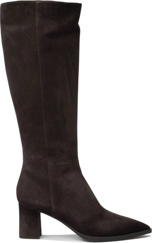 Santoni Bruine Enkellaarzen met Stijlvolle Touch