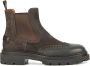 SANTONI Boots Heren Milano 17701 Maat: 42 Materiaal: Suède Kleur: Bruin - Thumbnail 1