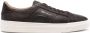 Santoni Bruine leren low-top sneakers - Thumbnail 1
