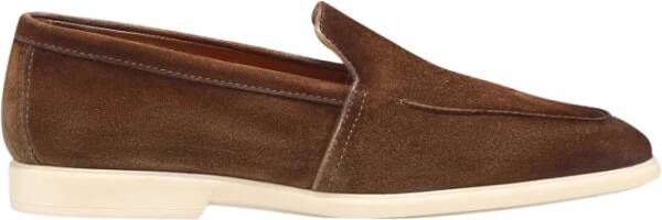 Santoni Bruine Loafer Schoenen voor Heren