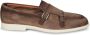 Santoni Bruine Loafer Schoenen voor Mannen - Thumbnail 1