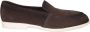 Santoni Bruine Loafer Schoenen voor Mannen Brown Heren - Thumbnail 1
