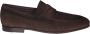 Santoni Bruine Loafer Schoenen voor Mannen Brown Heren - Thumbnail 1