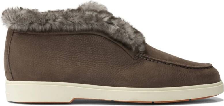 Santoni Bruine Loafer Schoenen voor Vrouwen
