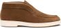 Santoni Bruine Suède Desert Boots met Leren Afwerking - Thumbnail 1