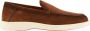 Santoni Bruine Suède Loafers - Thumbnail 1