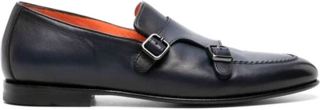 Santoni Business Shoes Blue Heren