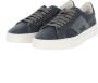 SANTONI Lage Sneakers Heren Velvet Sneaker Maat: 44 Materiaal: Velvet Kleur: Blauw - Thumbnail 4