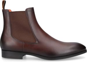 Santoni Chelsea Boots Bruin Heren
