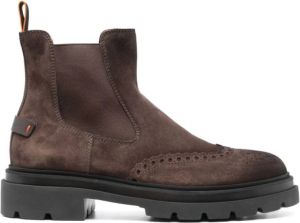 Santoni Chelsea Boots Bruin Heren