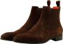 Santoni Heren suède laarzen Brown Heren - Thumbnail 1