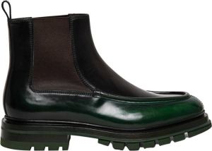 Santoni Chelsea-laarzen Groen Heren