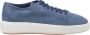 Santoni Clean-icon Suede Sneakers Blue Dames - Thumbnail 1