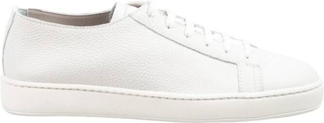 Santoni Cleanic Lage Sneakers White Heren