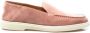 Santoni Suède Loafer voor vrouwen Pink Dames - Thumbnail 5