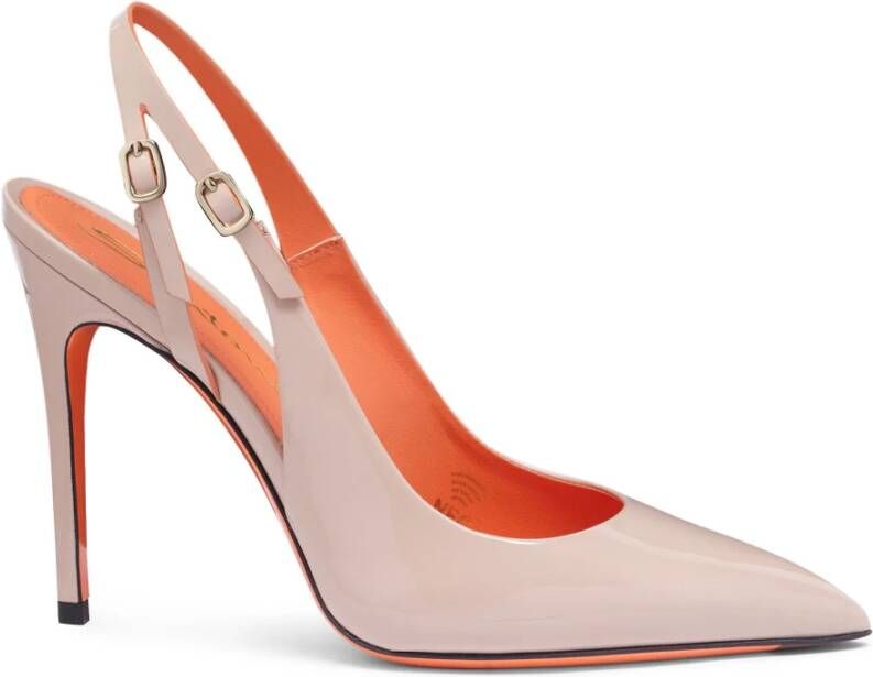 Santoni Elegante Pumps met Uniek Design Pink Dames