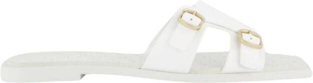 Santoni Dames Slipper Sandal White Dames