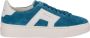 Santoni Dames Sneakers van Leer met Monkstrap Detail Blauw Dames - Thumbnail 1
