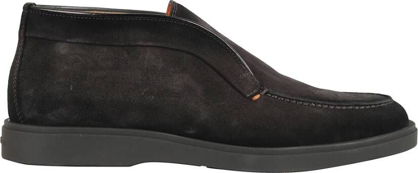 Santoni Donkergrijze Dragon Enkellaars