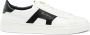 Santoni Heren leren dubbele gesp sneaker - Thumbnail 1