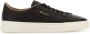 Santoni Dubbele Gesp Leren Sneakers Brown Heren - Thumbnail 1