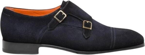Santoni Dubbele gesp loafer