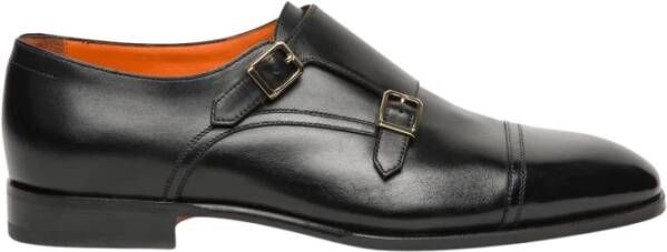 Santoni Dubbele gesp loafer