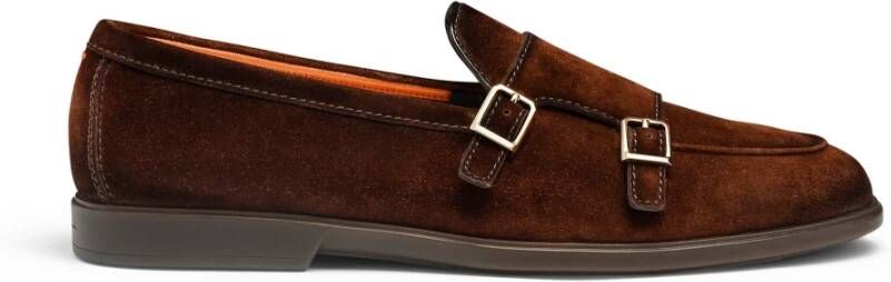 Santoni Dubbele gesp loafer voor heren