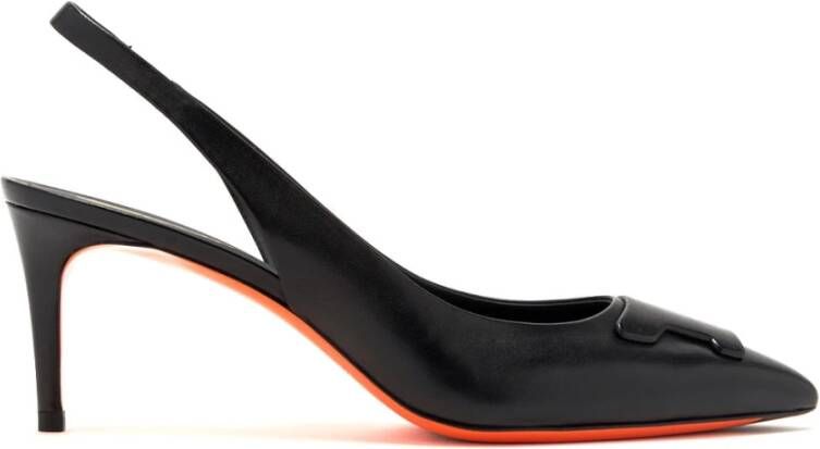 Santoni Elegant Slingback Pumps