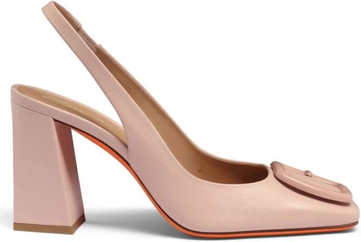 Santoni Elegant Slingback Pumps