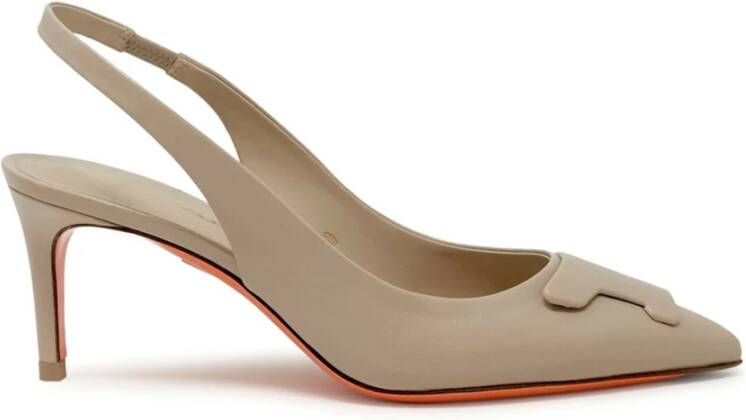 Santoni Elegant Slingback Pumps