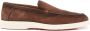 Santoni Elegante Leren Schoen Brown Heren - Thumbnail 1