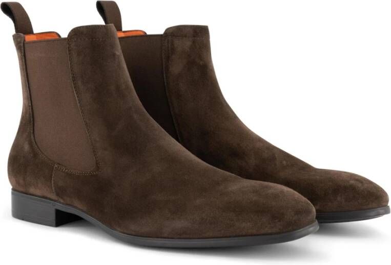 Santoni Enkel laarzen Bruin Heren