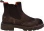 Santoni Stijlvolle Donkerbruine Enkellaarzen Aw22 Brown Heren - Thumbnail 1