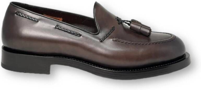 Santoni Espen Mocassins Brown Heren