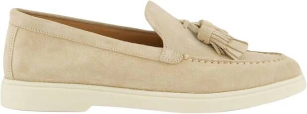 Santoni Feudal Dames Loafers Beige Dames