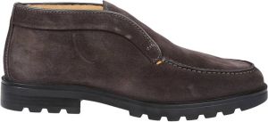 Santoni Grijze Slip-On Enkellaarzen Bruin Heren