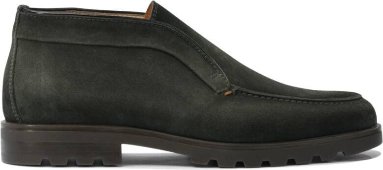 Santoni Groene Enkellaarzen voor Mannen