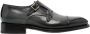 Santoni Groene Kalfsleren Ballerina`s met 2 Gespen - Thumbnail 1