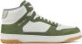SANTONI Hoge Sneakers Heren Sneak-air Maat: 39 Materiaal: Leer Kleur: Groen - Thumbnail 1
