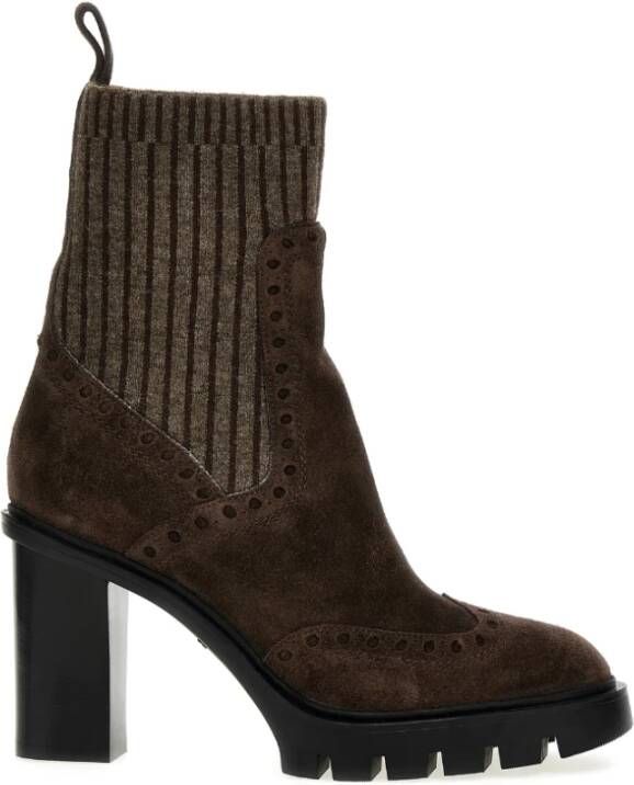 Santoni Heeled Boots Bruin Dames