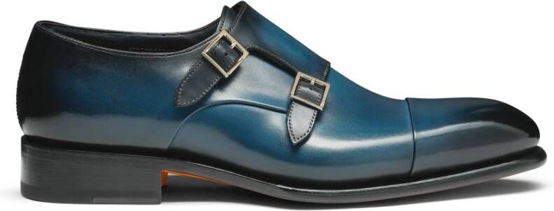 Santoni Heren dubbele gespschoen