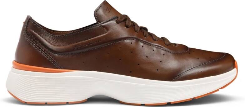 Santoni Heren leren sneaker