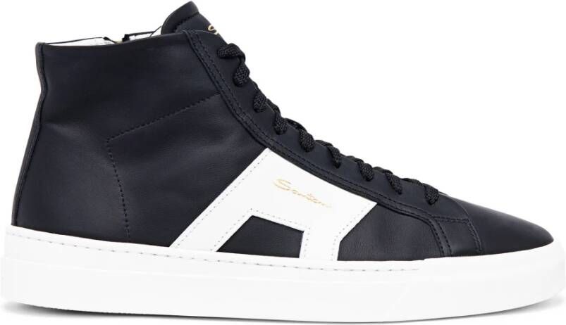 Santoni Heren leren sneaker